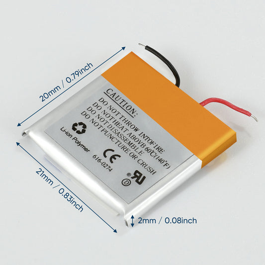 162mah Lithium Polymer Battery for Apple iPod Shuffle 2nd Generation